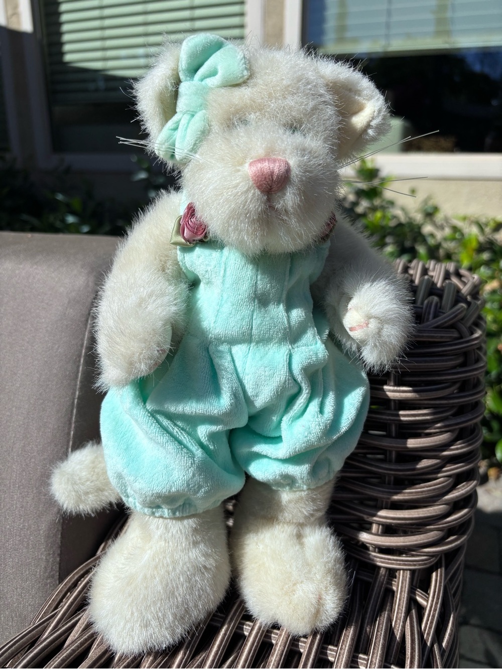 Boyds Bear Suzie Purrkins Plush Bear #91977 w/ Tags VTG Collectible 11" Poseable
